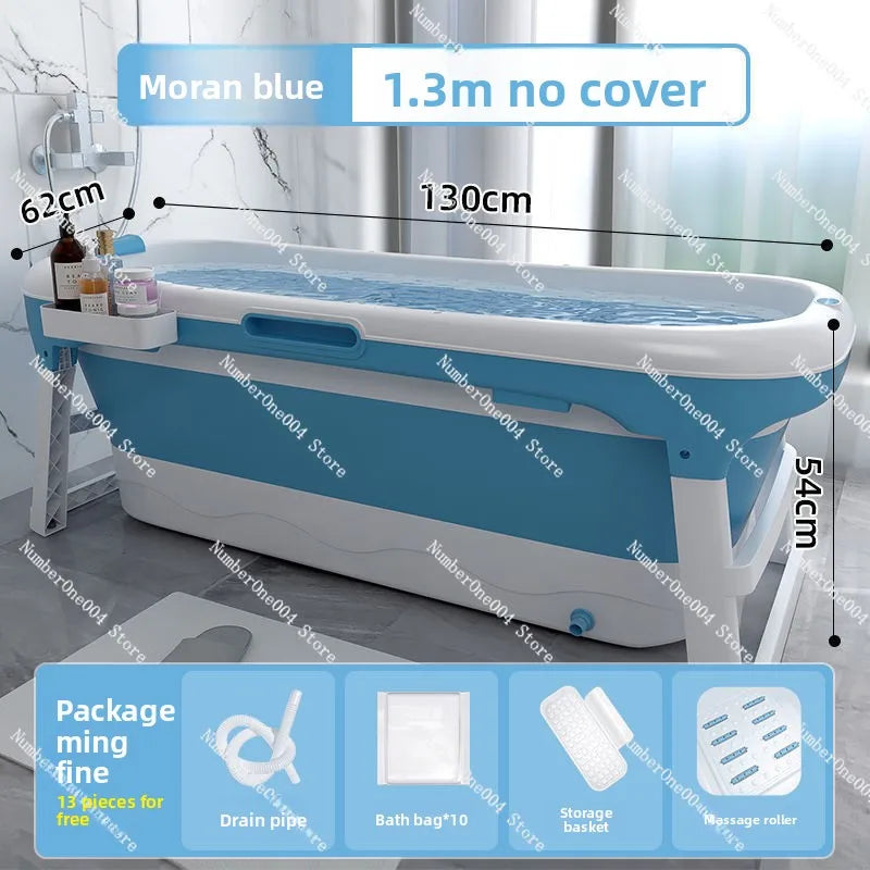 Bath Bucket Adult Foldable Bathtub Adult Bath Basin Whole Body Sweat Thickened Large Sitting and Lying Down Household Artifact