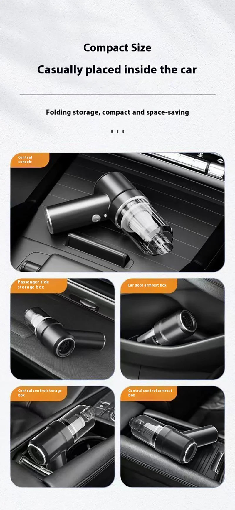 Car Vacuum Cleaner Wireless Multi-Functional Handheld Portable Car Vacuum Cleaner Rechargeable High Power Mop cleaner Cedar mop