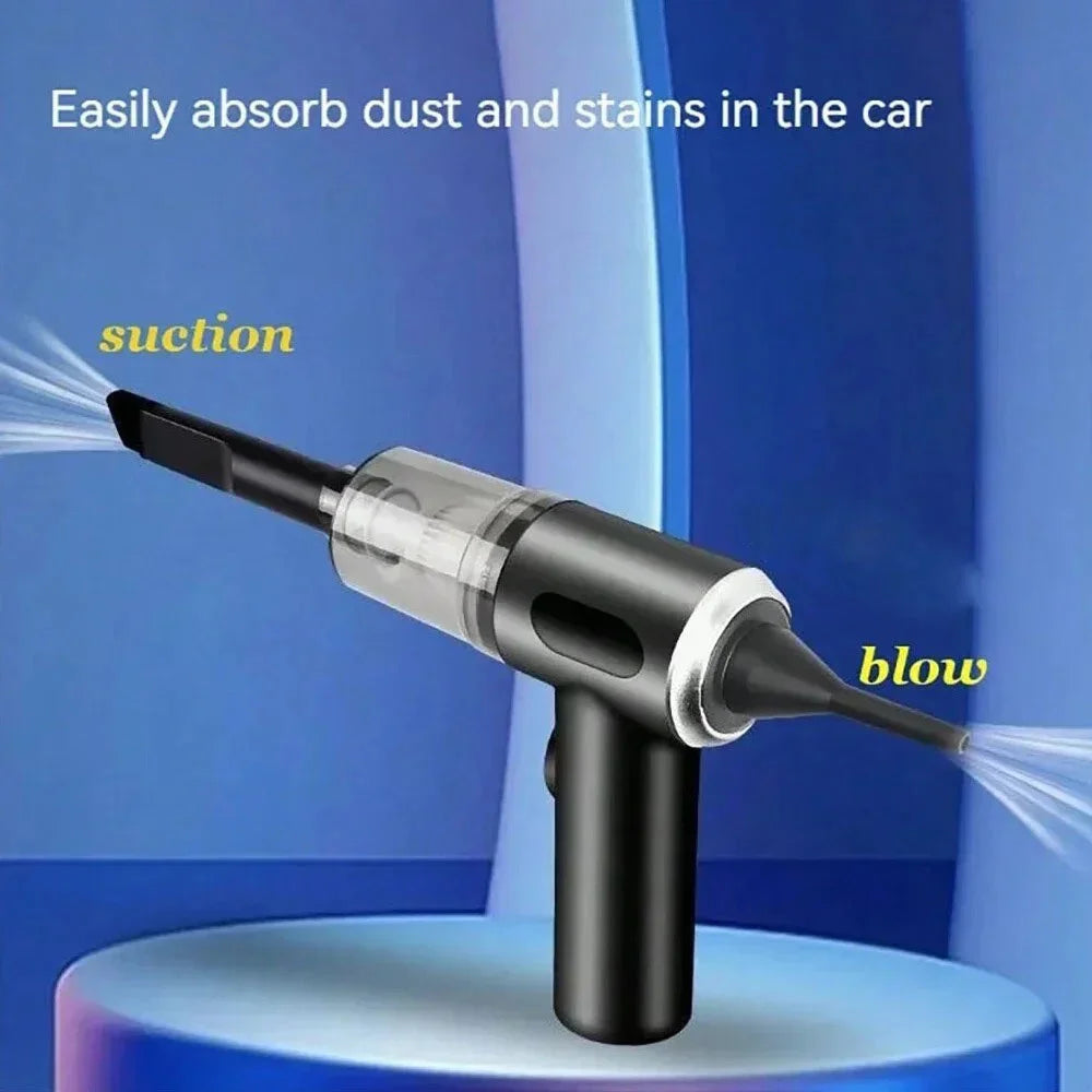 Car Wireless Handheld Vacuum Cleaner Dual Use for Small Home and Car 120W 6000PA High Power Powerful Rechargeable Vacuum Cleaner