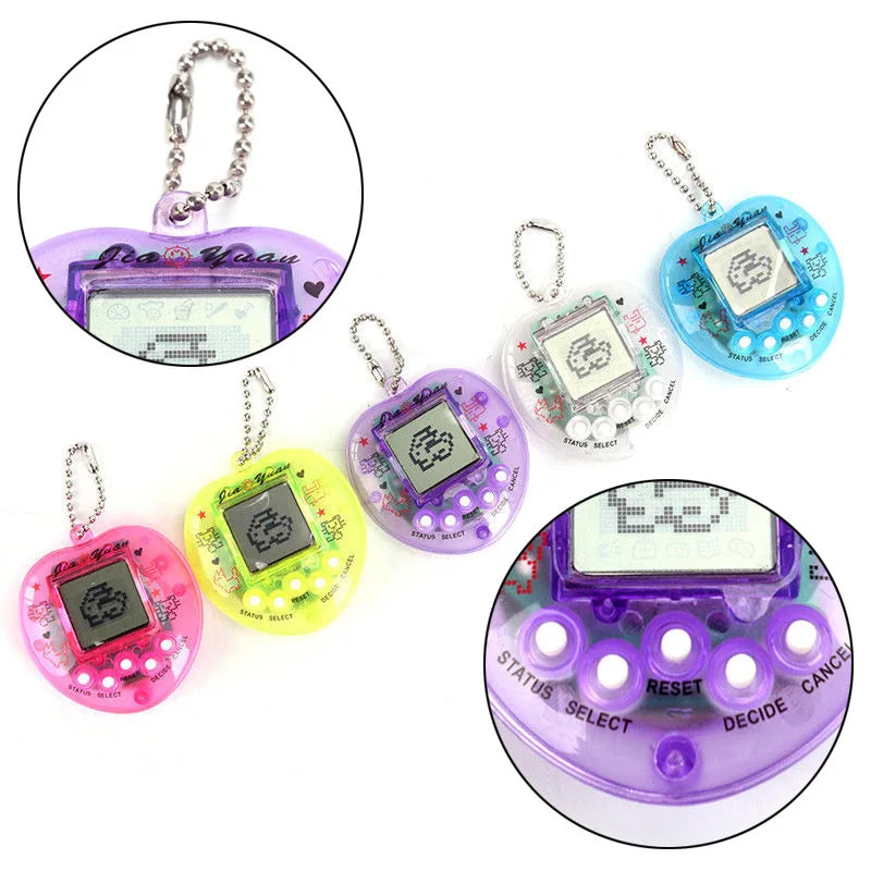 Pet feeding Handheld Gaming Console Electronic Kids Tamagotchi Pet Game Electronic Animal Tamagotchi Virtual Cyber Digital Pet