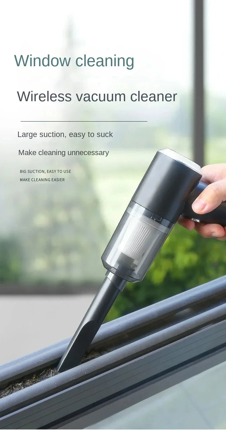 Car Vacuum Cleaner Wireless Multi-Functional Handheld Portable Car Vacuum Cleaner Rechargeable High Power Blow Suction Function