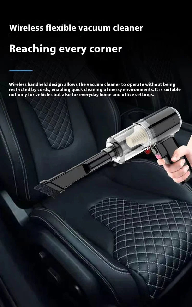 Car Wireless Mini Vacuum Cleaner High-Power Wet and Dry Dual-Purpose Multi-Function Usb Charging Portable Handheld Small Car