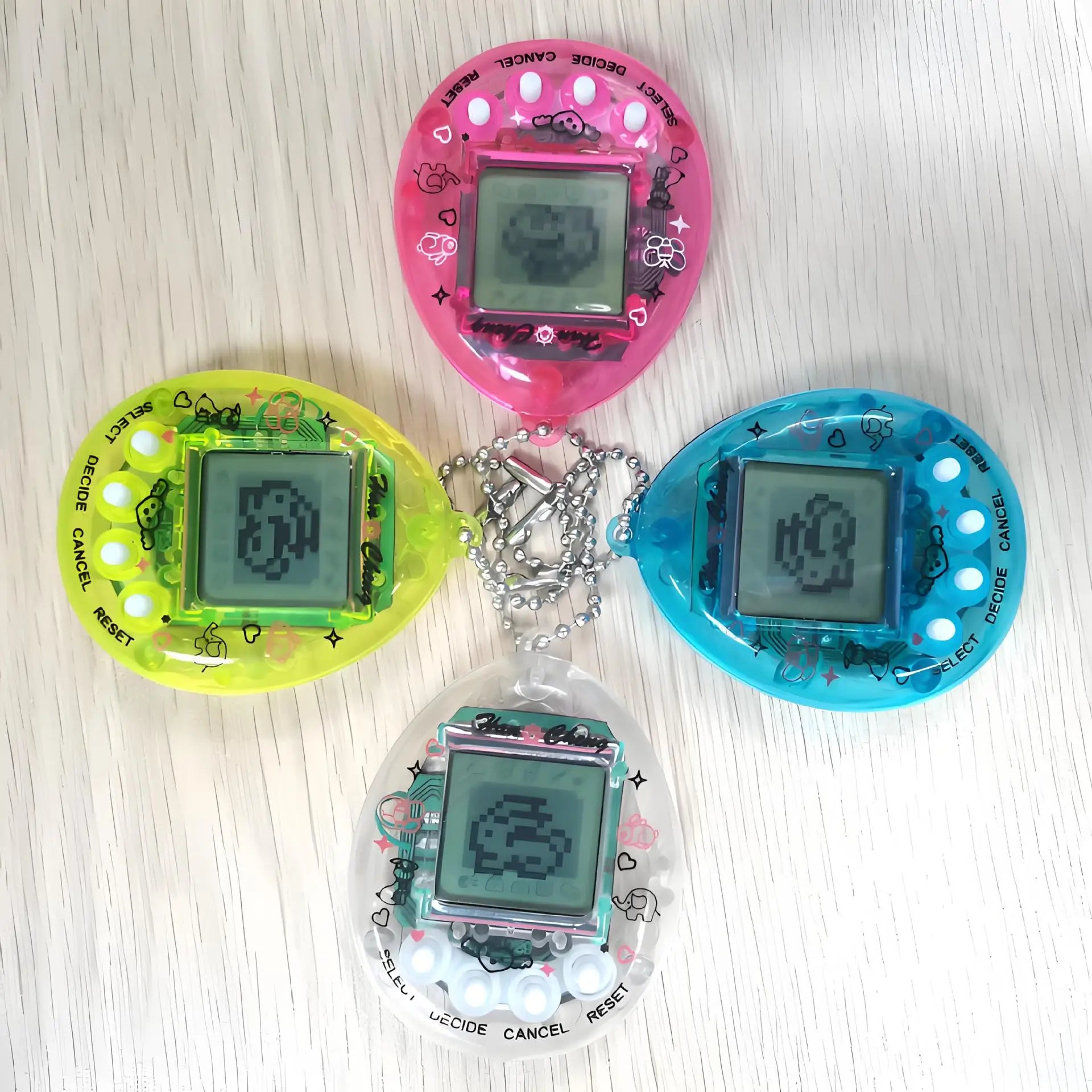 tamagotchis français Children's Electronic Pet 1 Pet in a Virtual Network Children's Digital Pet Toy Pixel Fun Gift Game Toy Key