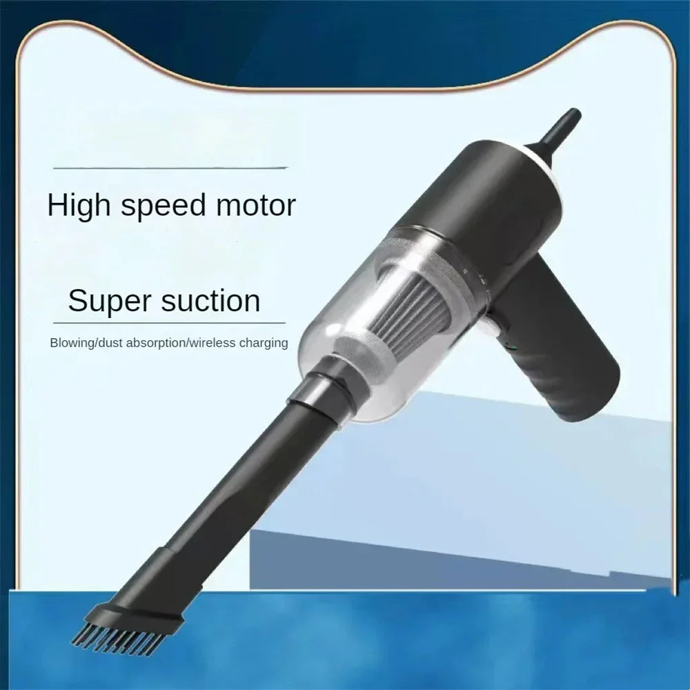 Car Wireless Handheld Vacuum Cleaner Dual Use for Small Home and Car 120W 6000PA High Power Powerful Rechargeable Vacuum Cleaner
